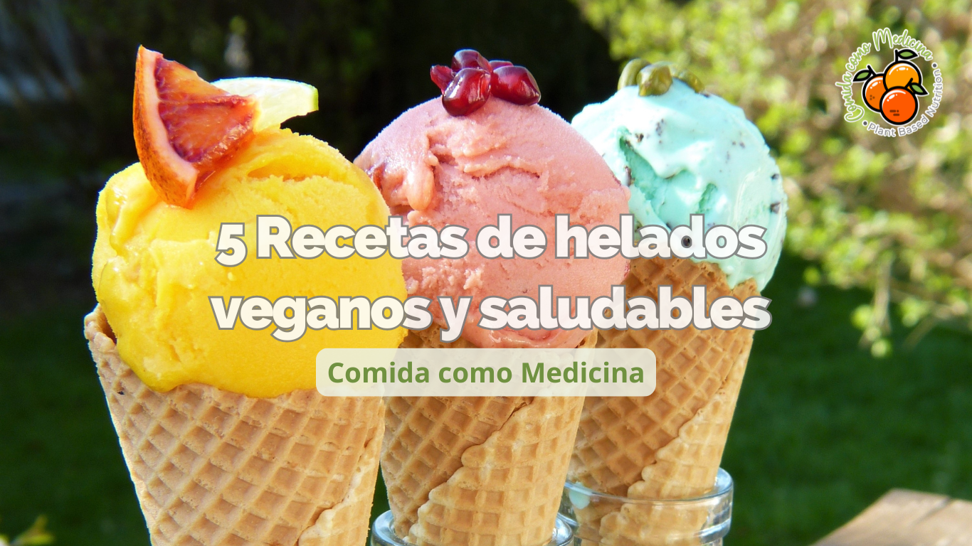 5 Recetas de Helados Veganos Saludables