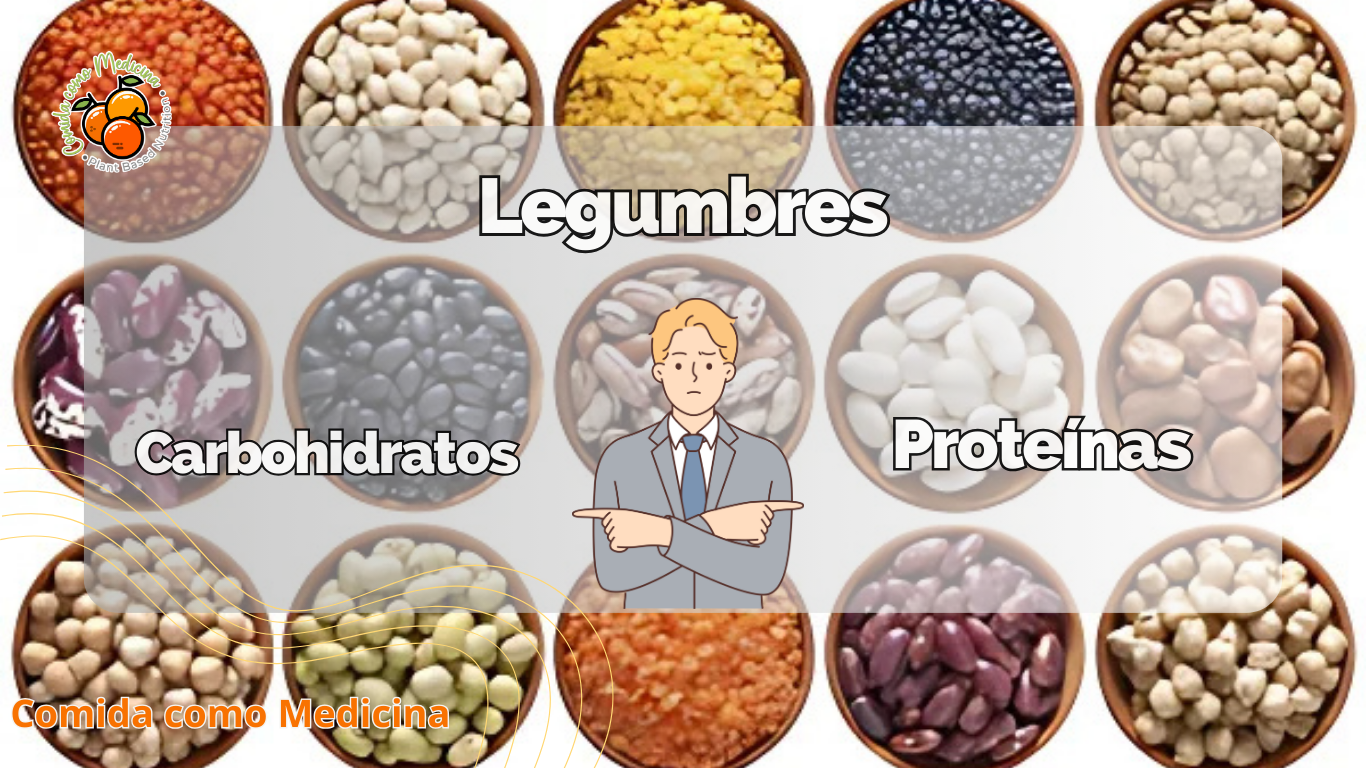 ¿Las legumbres son carbohidratos o proteínas?